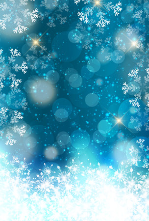Christmas Snow Landscape Winter Backgroundのイラスト素材