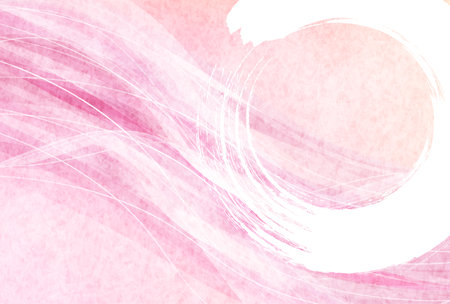 Japanese paper spring watercolor backgroundのイラスト素材