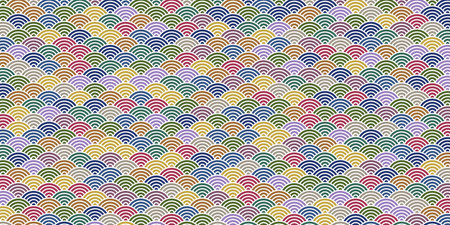 Japanese Patterns Ripples Patterns Backgroundの写真素材