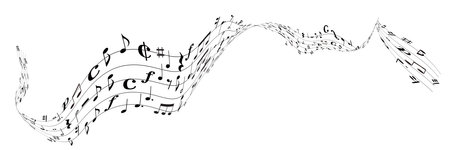 musical notes sheet music music iconsのイラスト素材