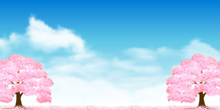 Sky Cloud Landscape Nature Backgroundのイラスト素材