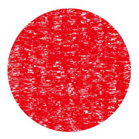 Japanese paper Japanese pattern Red Iconのイラスト素材