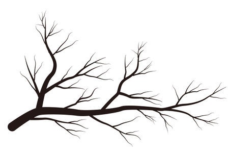 Dead tree Tree Silhouette Iconのイラスト素材