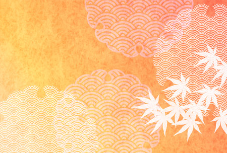 Autumn Leaves Maple Tree Autumn Backgroundのイラスト素材