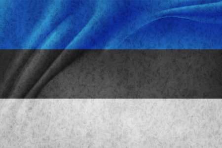 Estonia Country Flag World Backgroundのイラスト素材