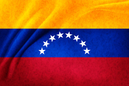 Venezuela country flag world backgroundのイラスト素材
