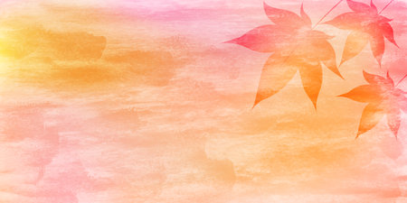 Autumn Leaves Maple Tree Autumn Backgroundのイラスト素材