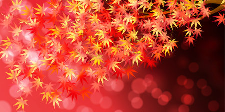 Autumn Leaves Maple Tree Autumn Backgroundのイラスト素材