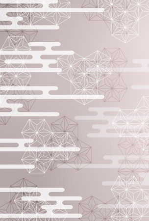 Japanese Pattern Patterns Clouds Backgroundのイラスト素材