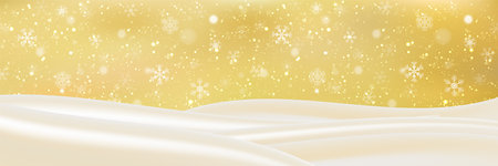 Christmas Snow Landscape Winter Backgroundのイラスト素材
