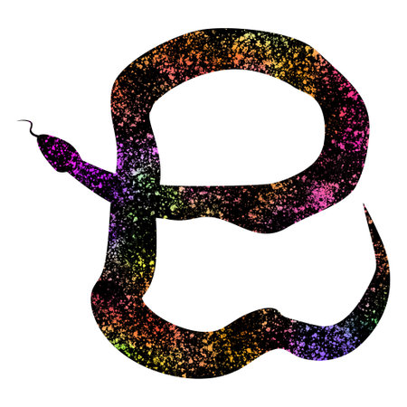 Snake New Year's card Chinese zodiac Icons