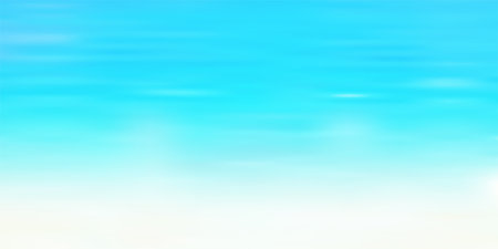 Sea Sky Summer Landscape Backgroundのイラスト素材