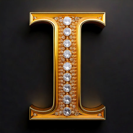 I Alphabet Generated AI Iconの素材