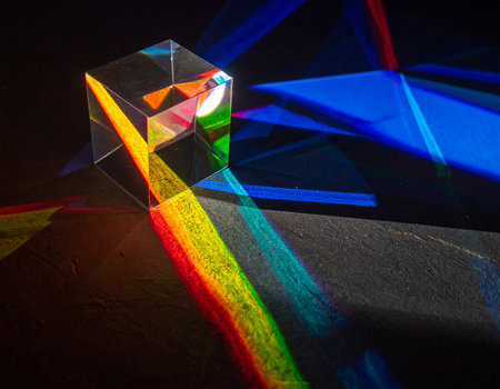 Colorful Light Generative AI Backgroundの素材