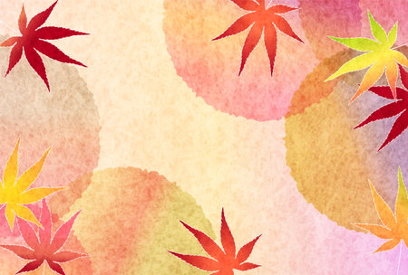 Autumn Leaves Maple Tree Autumn Backgroundのイラスト素材