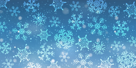 snow christmas winter light background