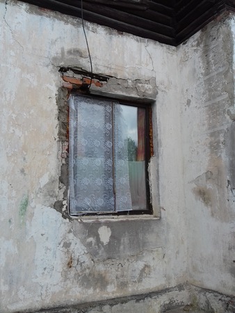 Window. An old house. Moundsの写真素材