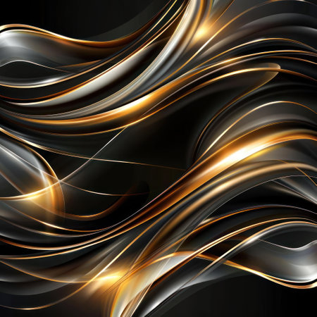 A dynamic, high-energy wave of bright colors in a dark backdrop.の素材