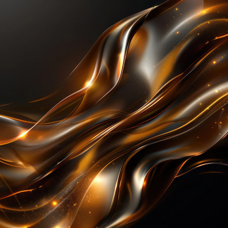 Bright and smooth glowing splash graphic with a futuristic design.の素材