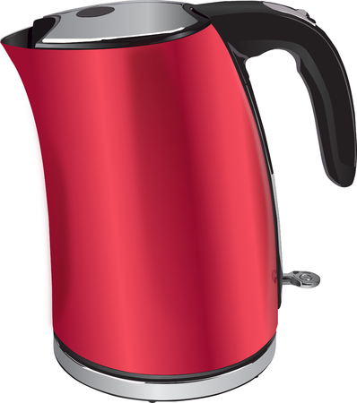 red kettle. vectorのイラスト素材