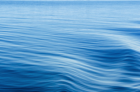 Waves on surface of water.