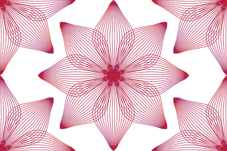 Abstract seamless flower pattern. Cute fantasy background, textile, wallpaper, wrapping.のイラスト素材