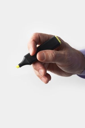 hand and marker