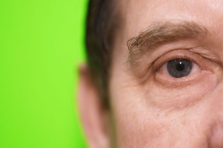 eye of the manの写真素材