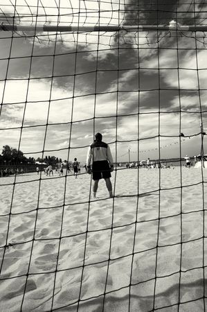 beach soccerの写真素材