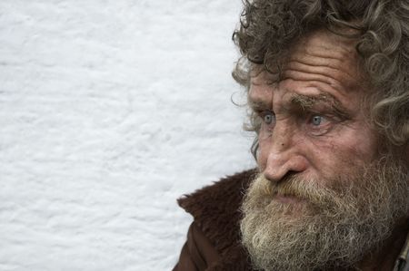 hobo in close upの写真素材