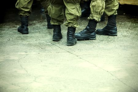 riot squadの写真素材