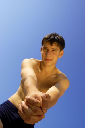 happy summer vacationの写真素材