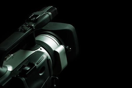 camcorder (special toned photo f/x,focus point on the microphone and space for your text)
