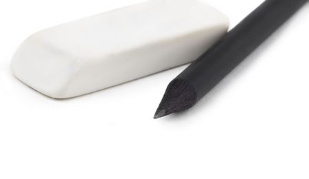 focus point on the drawing part of the pencilの写真素材