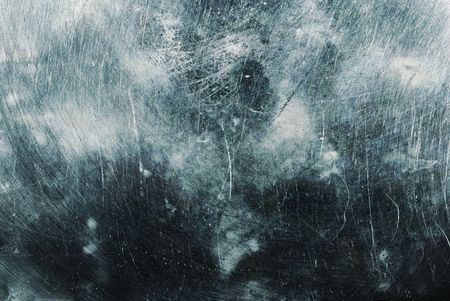 metal background (blue toned photo f/x on the texture, focus point on center of photo)の写真素材