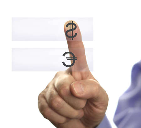 special soft and toned photo f/x, focus point on fingerの写真素材