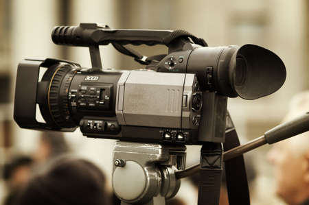 event shooting (special photo toned photo f/x, focus pont on camcorder (selective))の写真素材