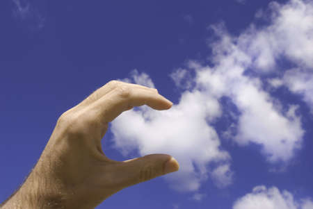 touch the skyの写真素材