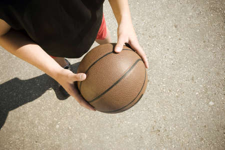 basketball outsideの写真素材