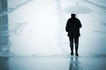 urban rainの写真素材