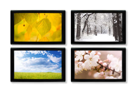 season (special toned, made from my images, textures and photos)の写真素材