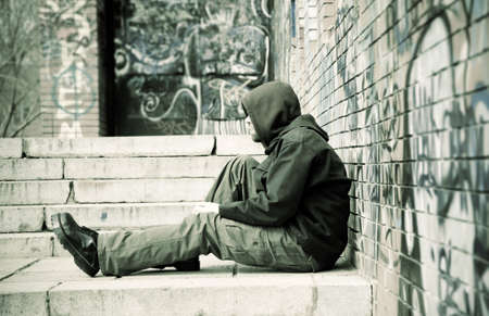 homelessnessの写真素材