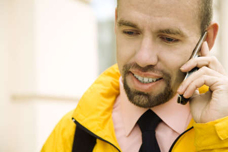 on the phone