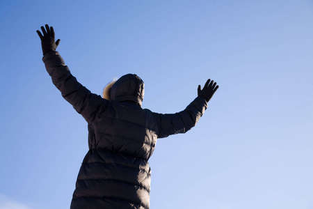 winter manの写真素材