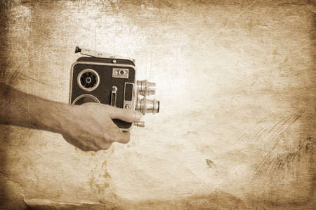 vintage cinematographyの写真素材
