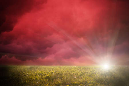 dramatic natureの写真素材