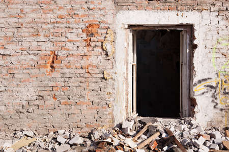 after earthquakeの写真素材