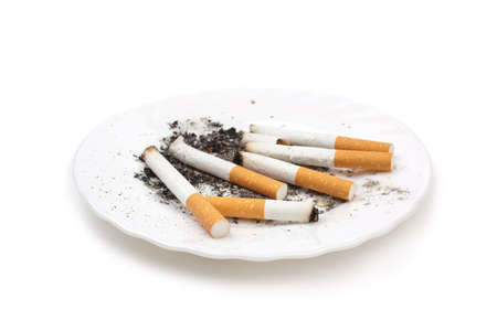 cigarette butts