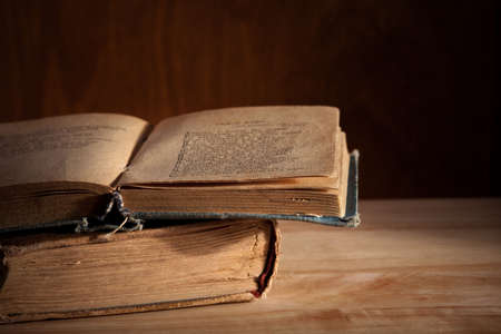 vintage booksの写真素材