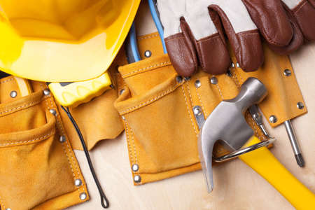 working tools and protective wear 